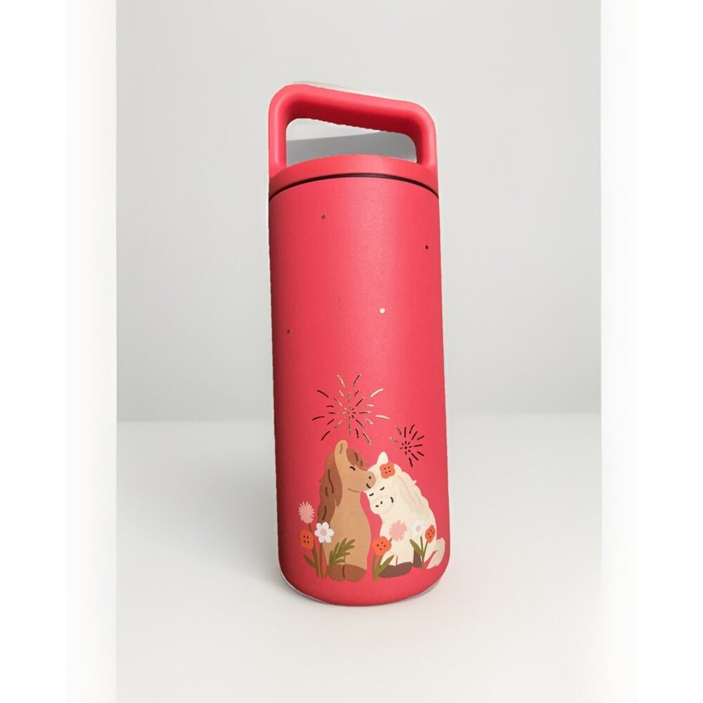 NWT Starbucks x MiiR 2026 Lunar New Year of the Horse Travel Bottle Tumbler
